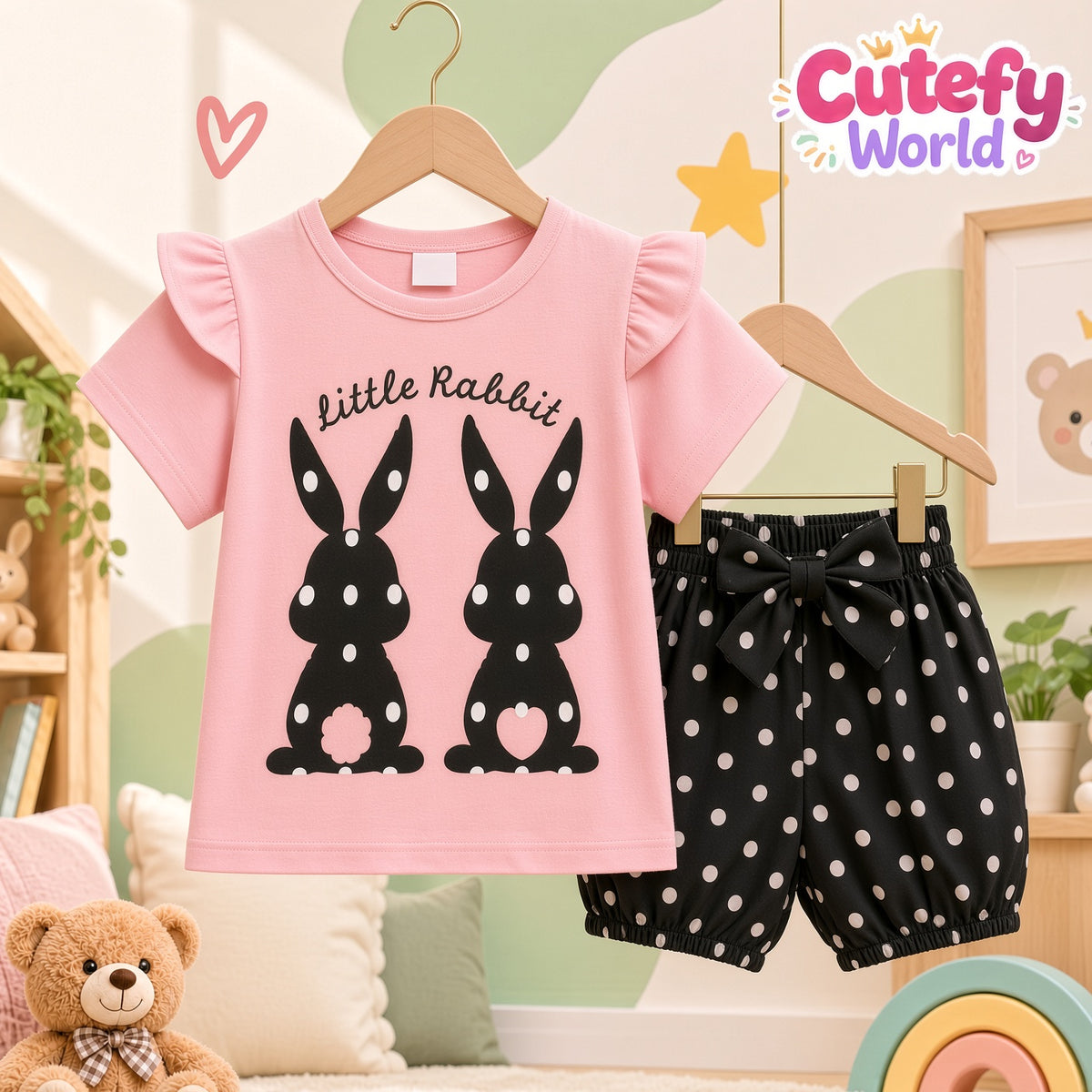 Cutefy Shumengqi Cat T-shirts For Kids (3 Months-6 Years) Comfortable Kids Wear