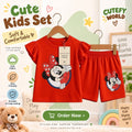 Cutefy Red Minnie Mouse T-shirts For Kids (3 Months-6 Years) Comfortable Kids Wear