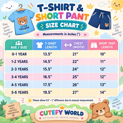 Cutefy Backpack Bear T-shirts For Kids (3 Months-6 Years) Comfortable Kids Wear