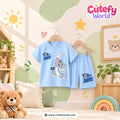 Cutefy Tom and Jerry Slam Dunk T-shirts For Kids (3 Months-6 Years) Comfortable Kids Wear
