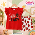 Cutefy Little Lady Ladybug T-shirts For Kids (3 Months-6 Years) Comfortable Kids Wear