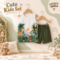 Cutefy Jungle Safari Tank T-shirts For Kids (3 Months-6 Years) Comfortable Kids Wear