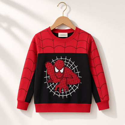 Cutefy Boys Spider-Man Blue Red Combo 6 Piece Winter Jacket Set For Kids (1 Year-12 Years) Comfortable Kids Wear