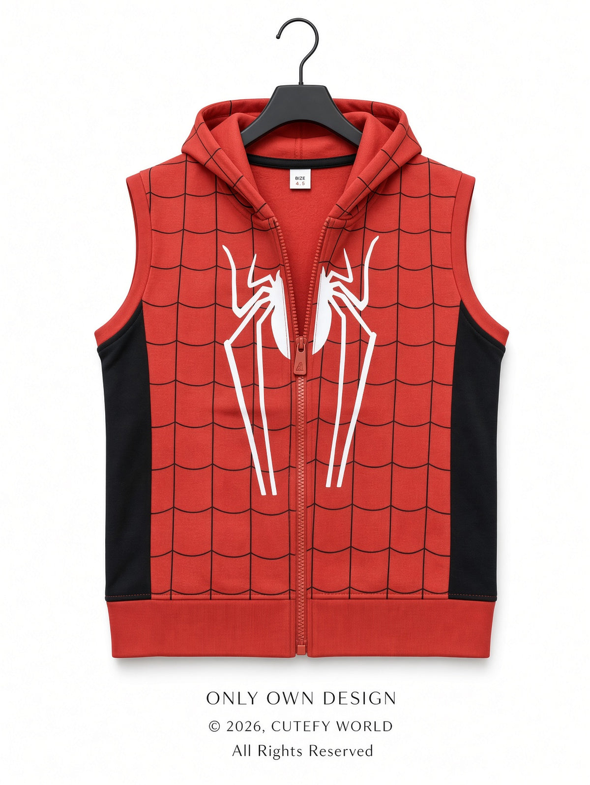 Cutefy Boys Spider-Man Blue Red Combo 6 Piece Winter Jacket Set For Kids (1 Year-12 Years) Comfortable Kids Wear